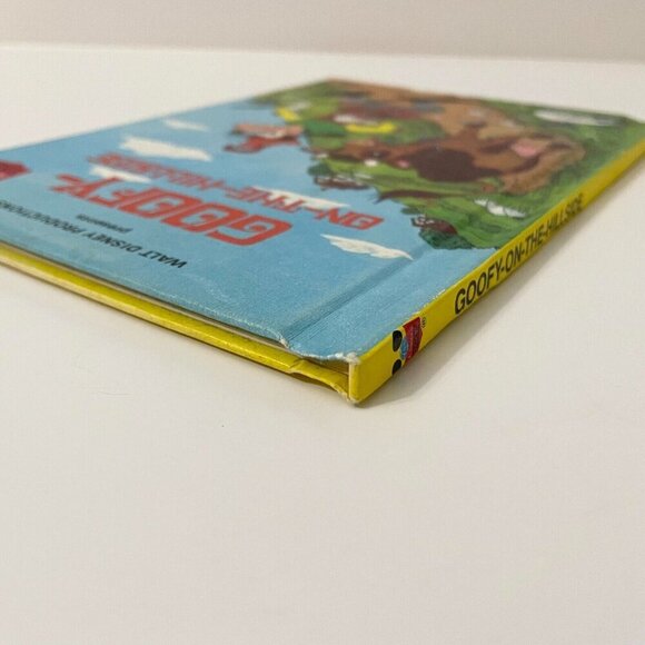 Vtg 1982 Walt Disney Productions Presents Goofy On The Hillside Disney Book - Picture 10 of 16